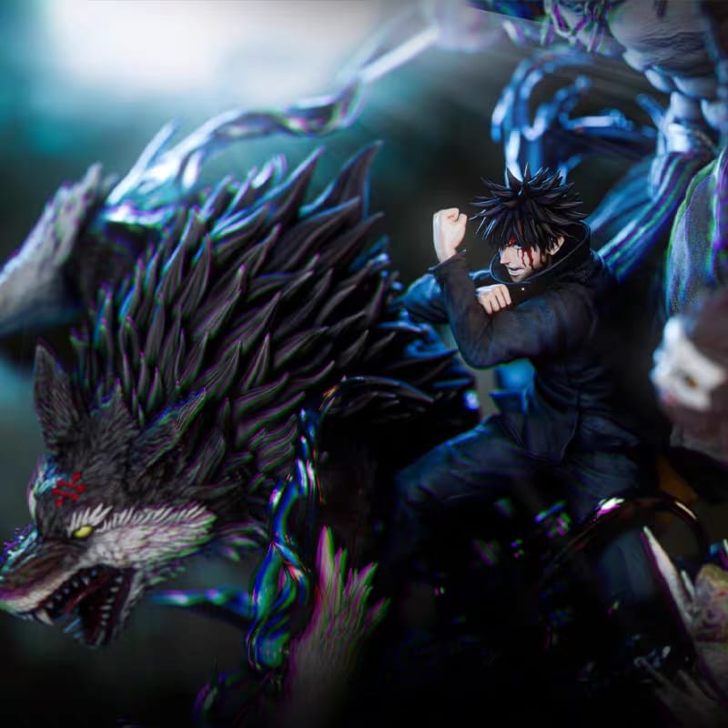 Base Mahoraga e Megumi Jujutsu Kaisen Niren Studio resina