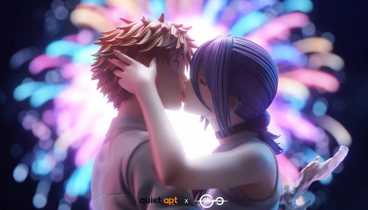 Base diorama Reze Denji Hera Studio Resin Statue