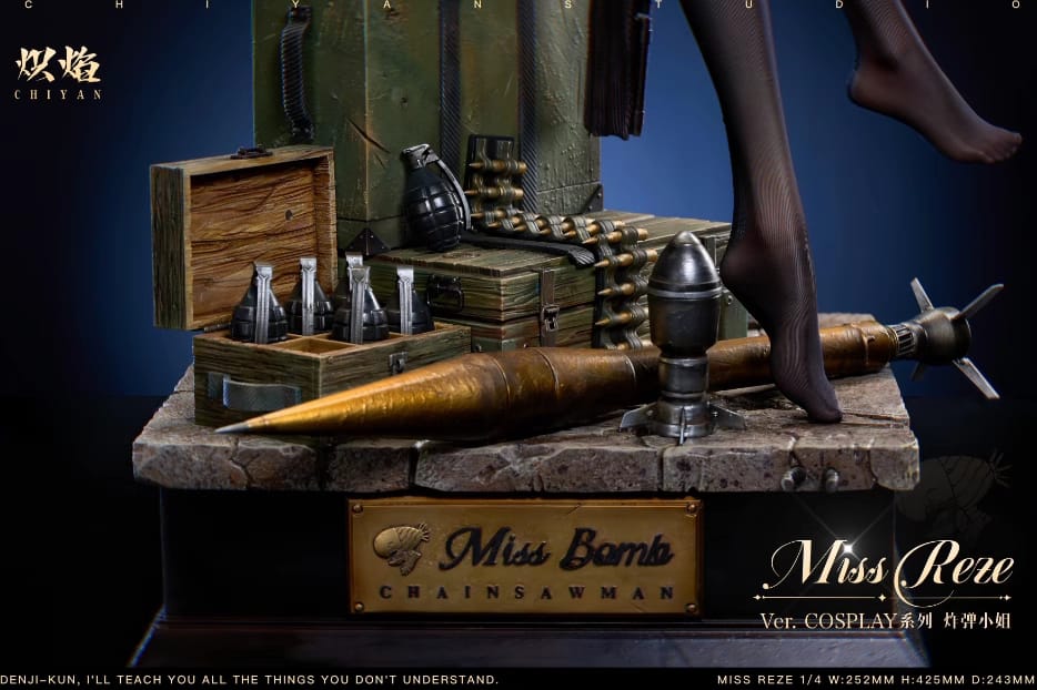 Chiyan Studio Reze Miss Bomb Dress 1/4 Scale Resin Figure