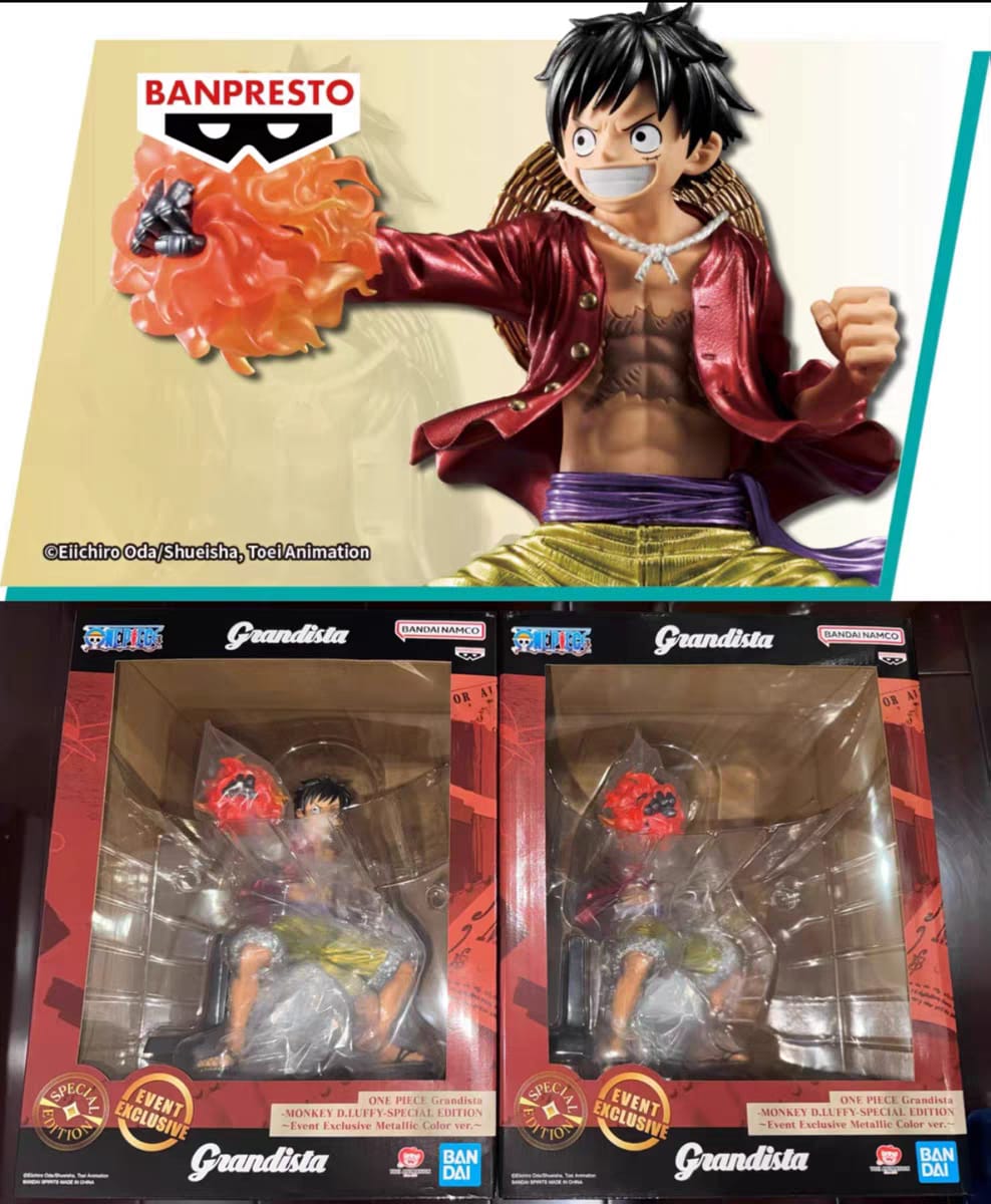 Luffy Grandista Banpresto Exclusive Metallic Lucca Comics