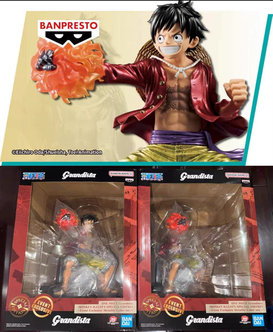 Luffy Grandista Banpresto Exclusive Metallic Lucca Comics