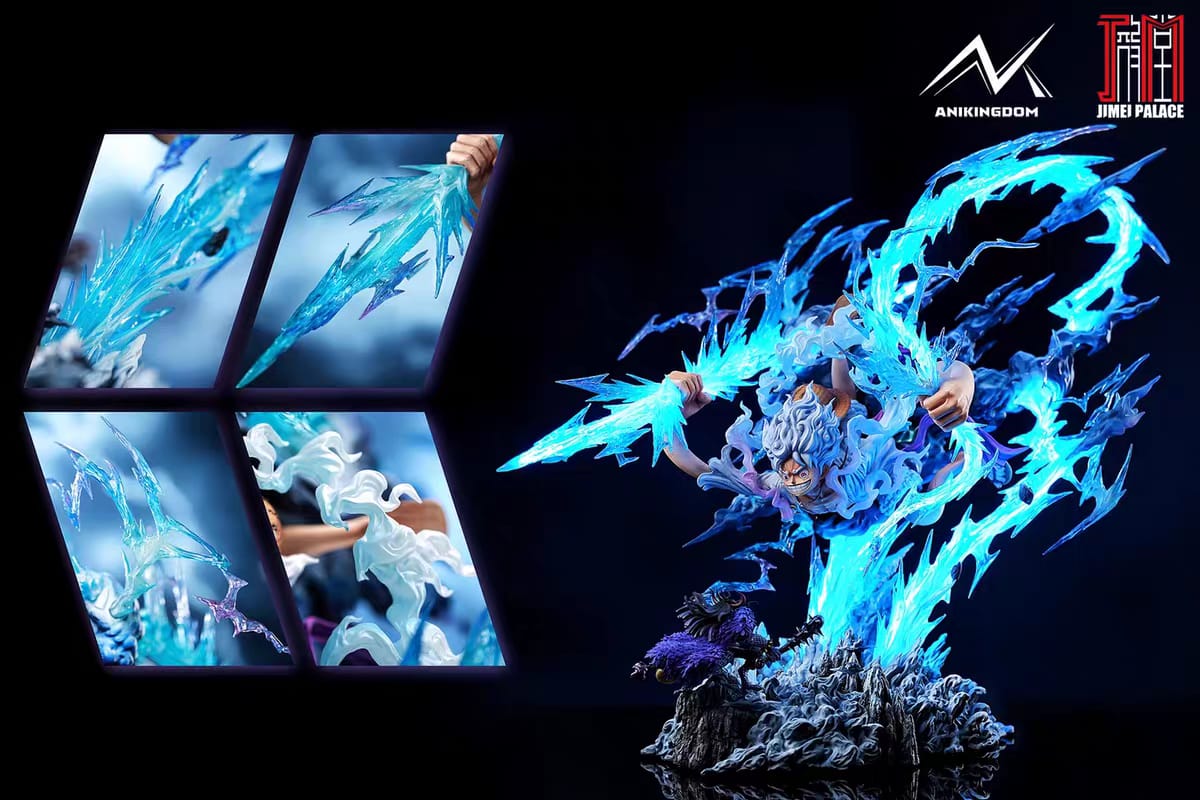 Monkey D. Luffy Gear 5 vs Kaido Resin Figure