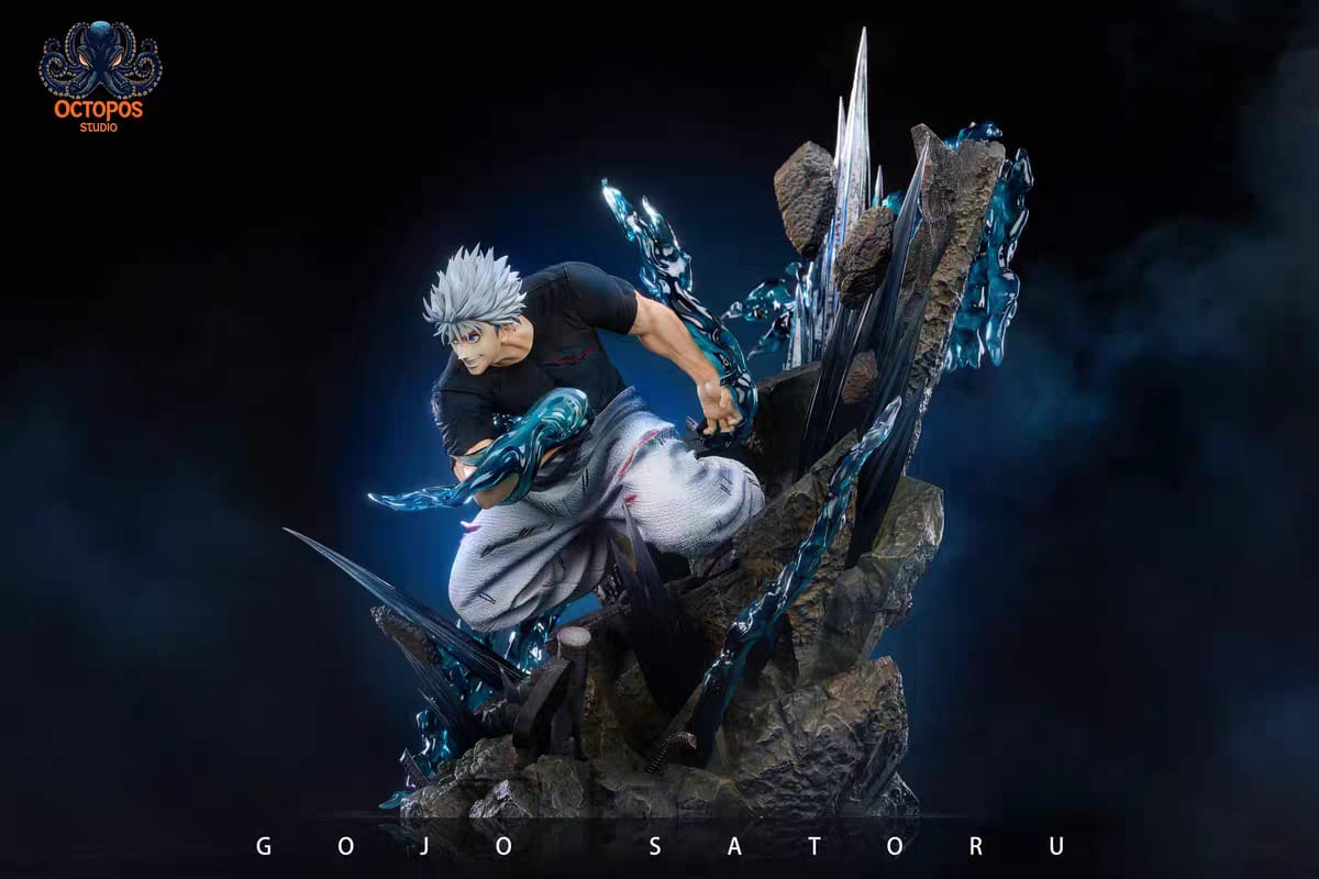 Octopus Studio Gojo Satoru statue – premium resin collectible, limited 168 pcs, Jujutsu Kaisen
figureszone