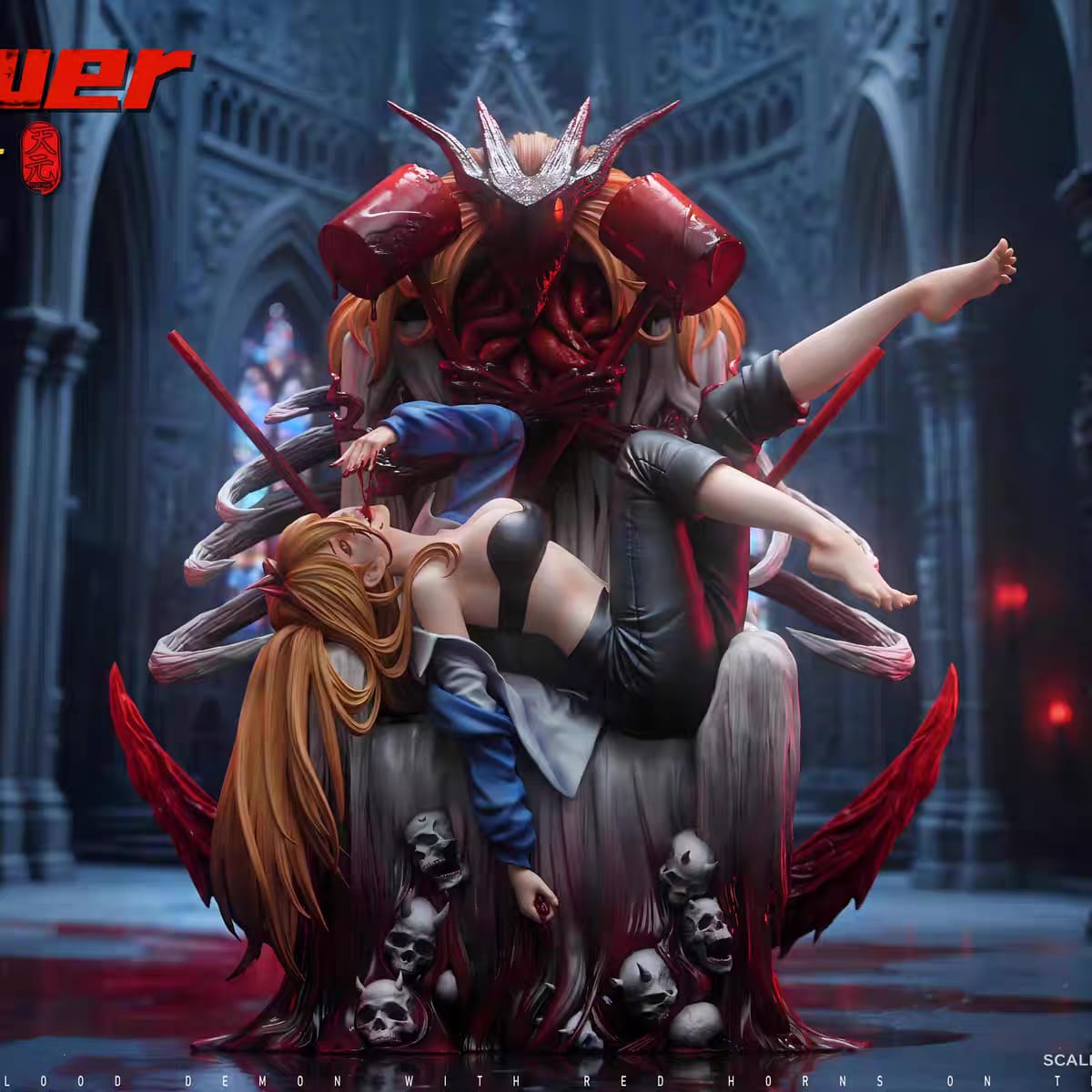 Power Blood Devil resin statue TY Studio 1/4 Chainsaw Man