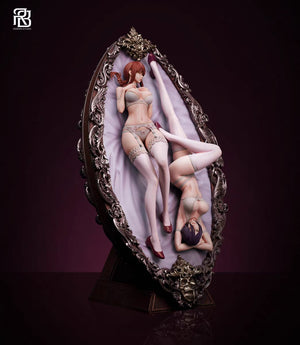 Pre-Order Reborn Studio – Makima & Reze Lingerie Resin Statue (Limited Edition)