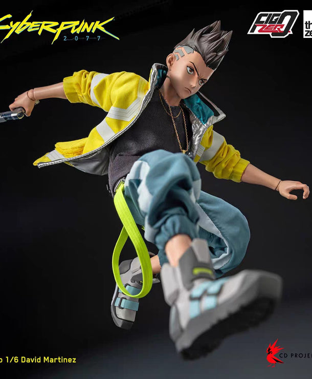 Statua David Martinez Cyberpunk Edgerunners Threezero scala 1/6 – dettaglio laterale

