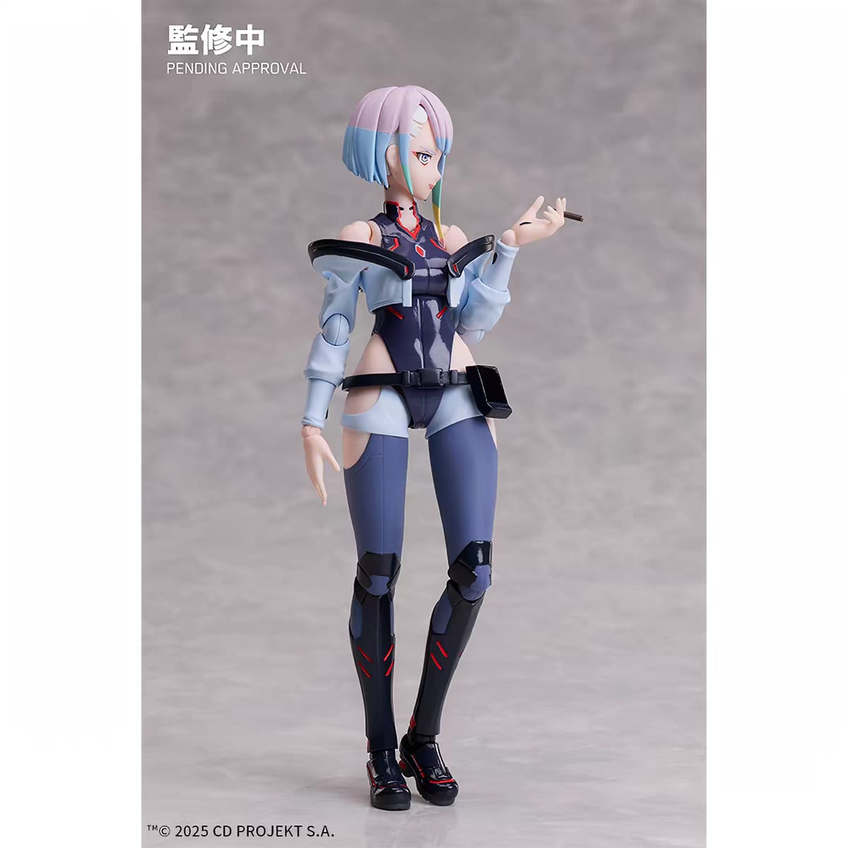 Statua Lucy Cyberpunk Edgerunners Aniplex Buzzmod – dettaglio laterale

