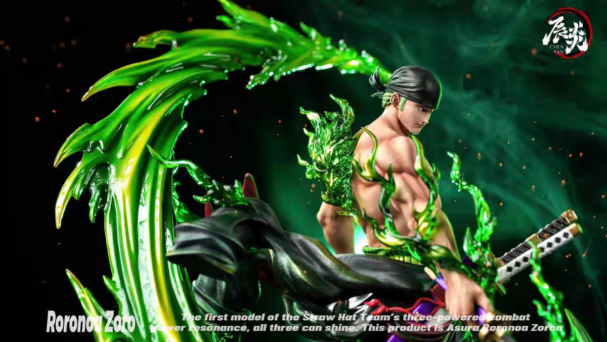 Base diorama Roronoa Zoro LED Chen Studio One Piece
