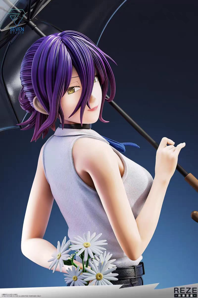 Reze Bomb Girl 1/4 scala Arc Seven Studio statua in resina Chainsaw Man