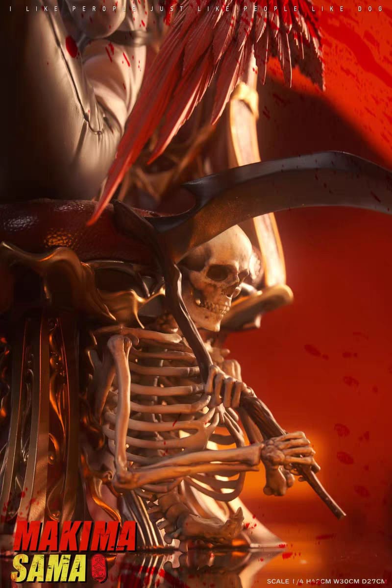 Packaging TY Studio Makima Chainsaw Man Resin Statue