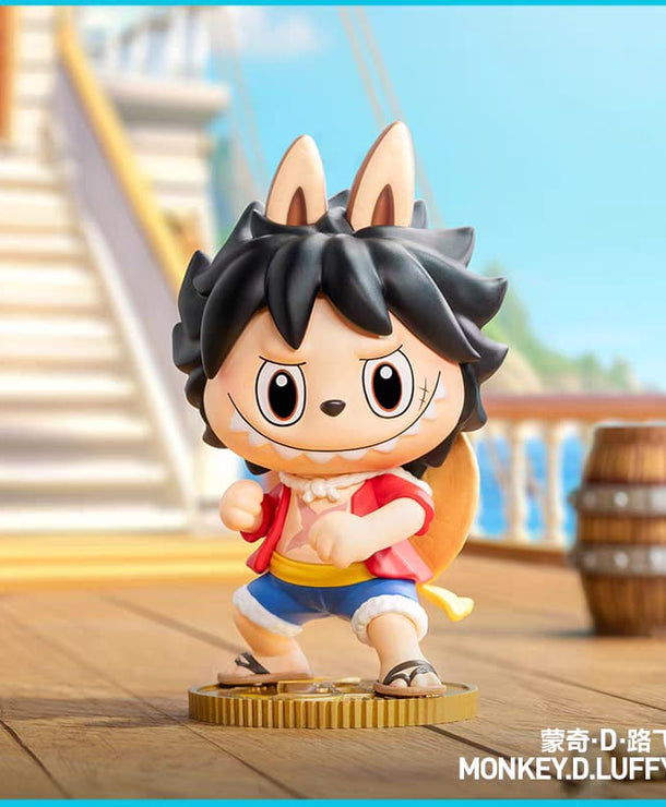 Pop Mart Labubu × One Piece – Mini Figures Luffy, Zoro, Sanji, Nami, Sabo, Law & Franky