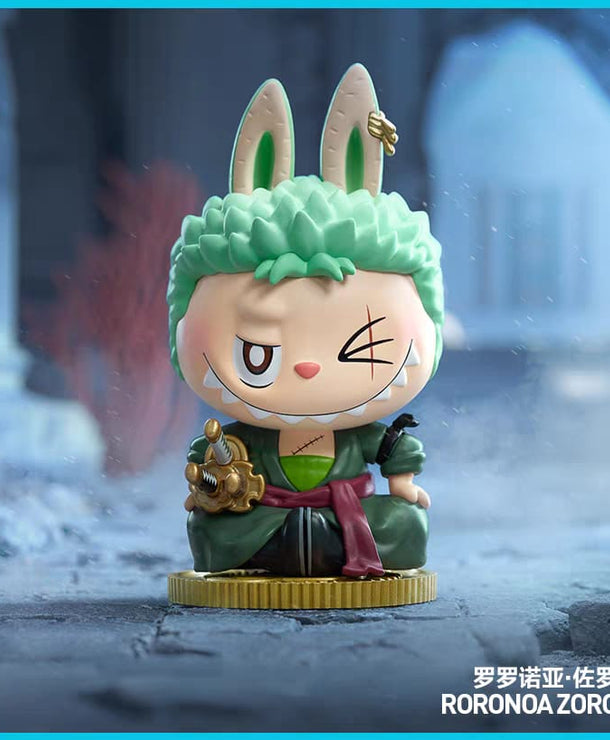 Pop Mart Labubu × One Piece – Mini Figures Luffy, Zoro, Sanji, Nami, Sabo, Law & Franky