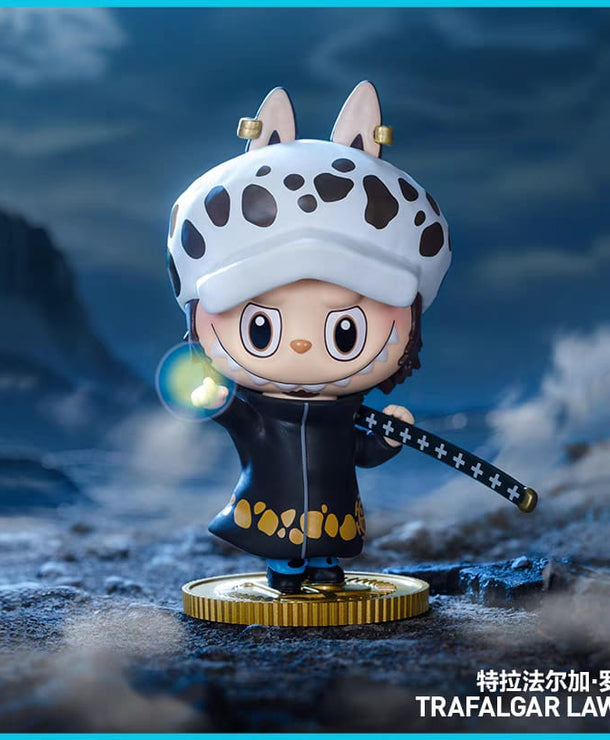 Pop Mart Labubu × One Piece – Mini Figures Luffy, Zoro, Sanji, Nami, Sabo, Law & Franky