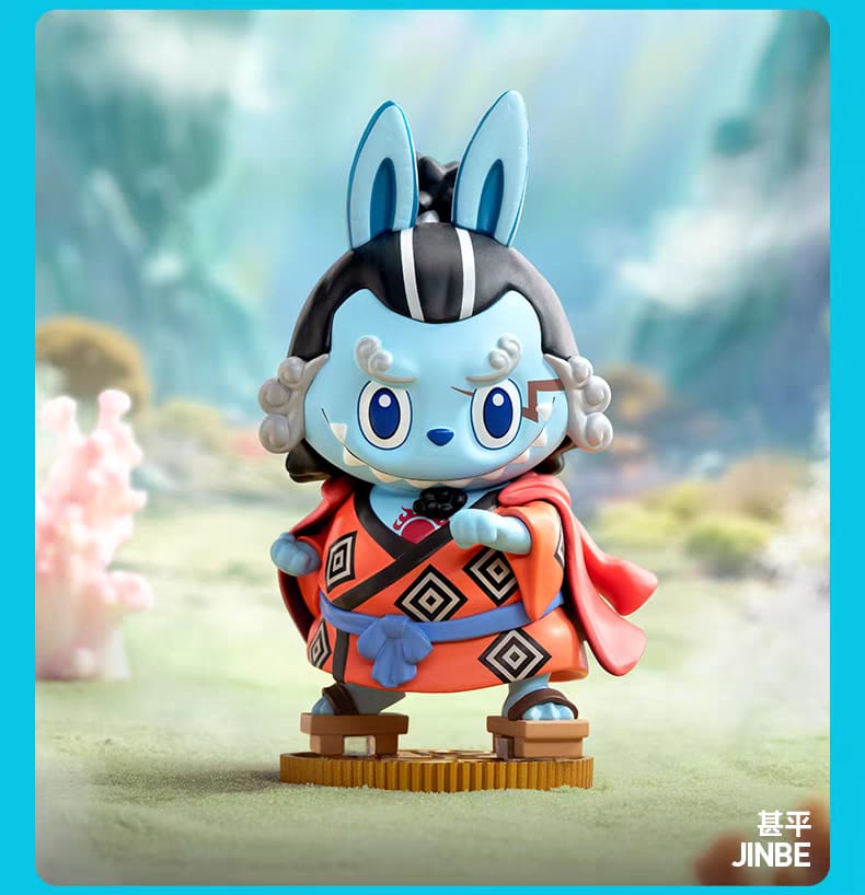 Pop Mart Labubu × One Piece – Mini Figures Luffy, Zoro, Sanji, Nami, Sabo, Law & Franky