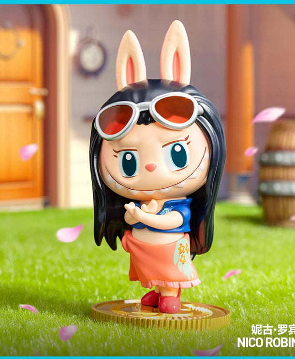 Pop Mart Labubu × One Piece – Mini Figures Luffy, Zoro, Sanji, Nami, Sabo, Law & Franky