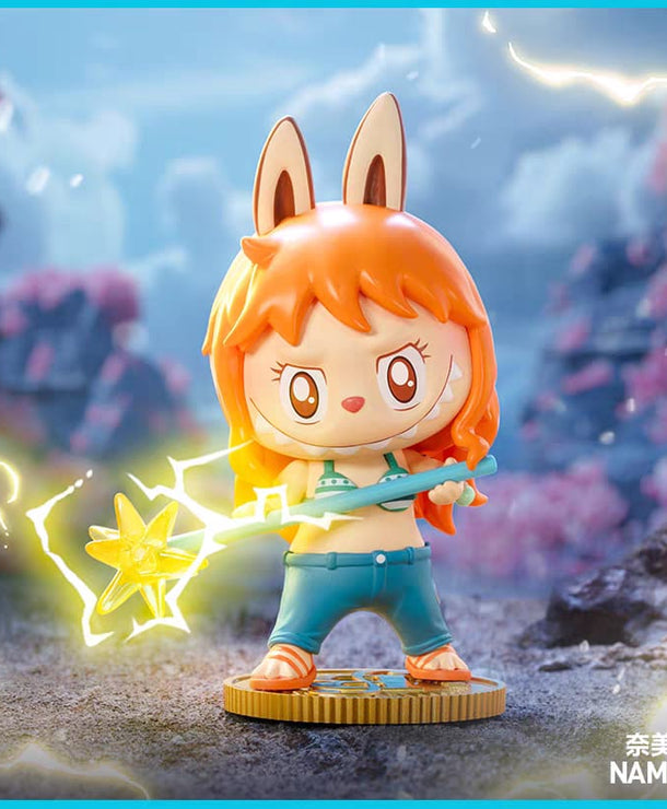 Pop Mart Labubu × One Piece – Mini Figures Luffy, Zoro, Sanji, Nami, Sabo, Law & Franky