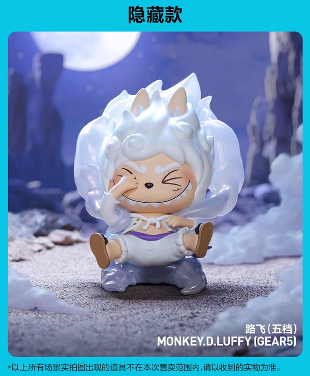 Pop Mart Labubu × One Piece – Mini Figures Luffy, Zoro, Sanji, Nami, Sabo, Law & Franky