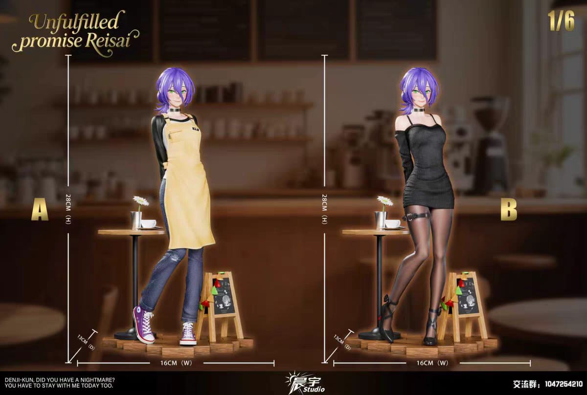 Pre-Order Chainsaw Man Reze Arc – Chen Studio Reze Shop Café 1/6 Resin Statue