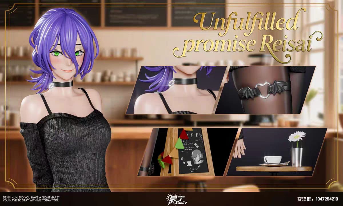 Pre-Order Chainsaw Man Reze Arc – Chen Studio Reze Shop Café 1/6 Resin Statue