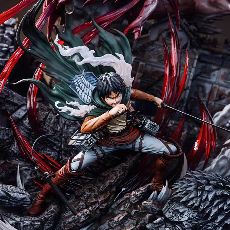 Pre-Order Hertz Studio  Attack on Titan Eren Jaeger Resin Statue 73 cm