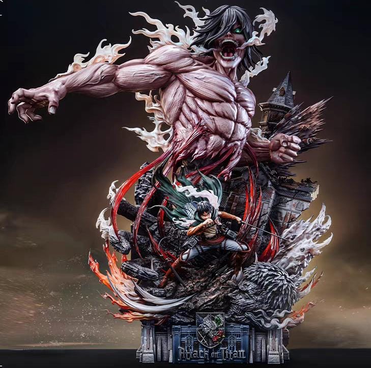 Pre-Order Hertz Studio  Attack on Titan Eren Jaeger Resin Statue 73 cm