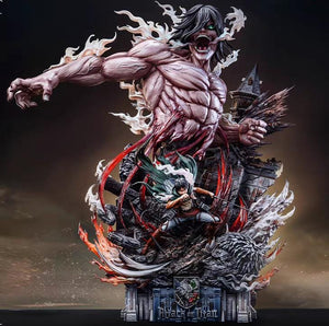 Pre-Order Hertz Studio  Attack on Titan Eren Jaeger Resin Statue 73 cm