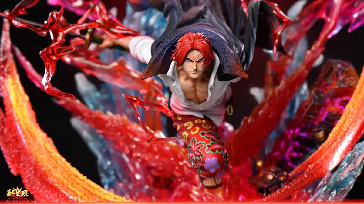 Pre Order – Shanks il Rosso Statue in Resina 40 cm – Super Hero Studio One Piece