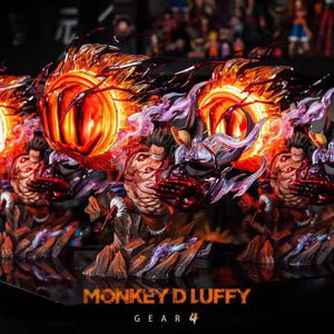 Reserva – Estatua de resina de Monkey D. Luffy Gear 4 de Boundman “Red Roc” de One Piece – YY Studio