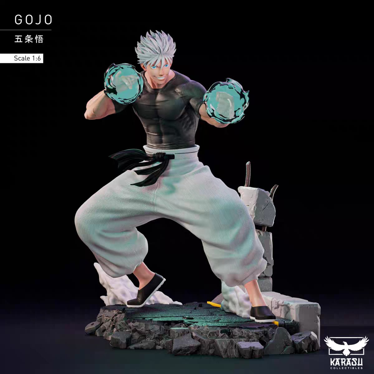 Pre Order – Jujutsu Kaisen Gojo Satoru Resin Statue – Karasu Collectibles