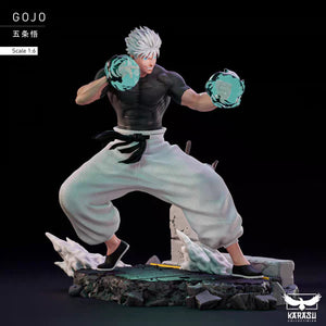 Pedido anticipado – Estatua de resina de Jujutsu Kaisen Gojo Satoru – Karasu Collectibles