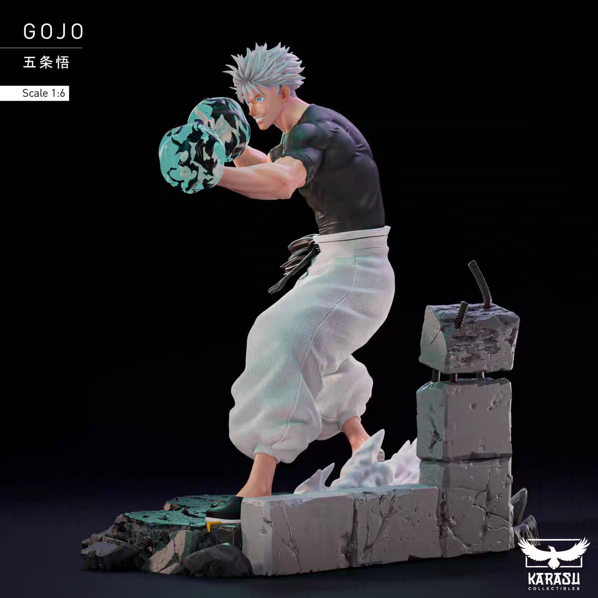 Pre Order – Jujutsu Kaisen Gojo Satoru Resin Statue – Karasu Collectibles