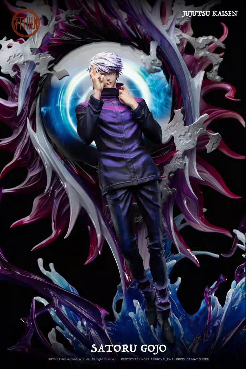 Pre Order – Gojo Satoru 1/6 MAX Version Resin Statue con LCD Display – Initial Aspiration Studio | Jujutsu Kaisen