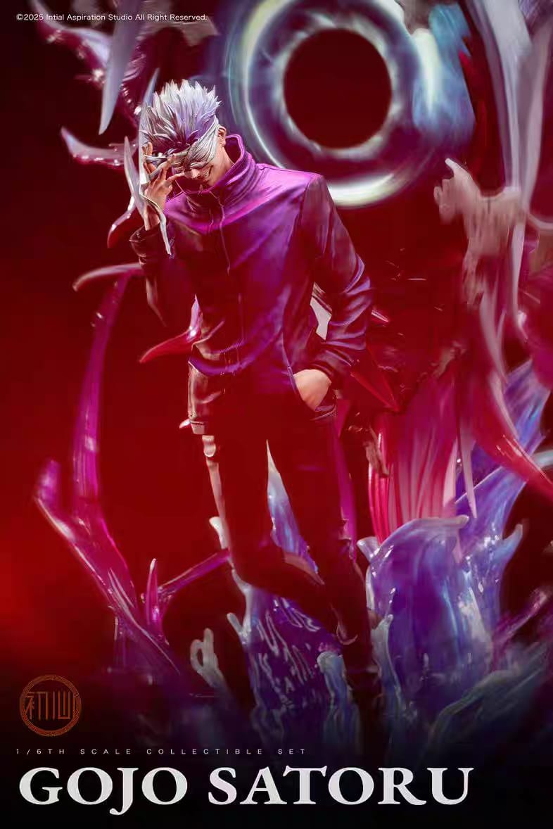Pre Order – Gojo Satoru 1/6 MAX Version Resin Statue con LCD Display – Initial Aspiration Studio | Jujutsu Kaisen