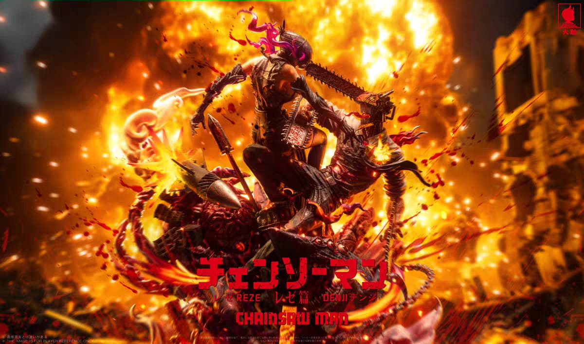 Pre Order Chainsaw Man Reze VS Denji Resin Big Feeler Studio Limited 99Pcs