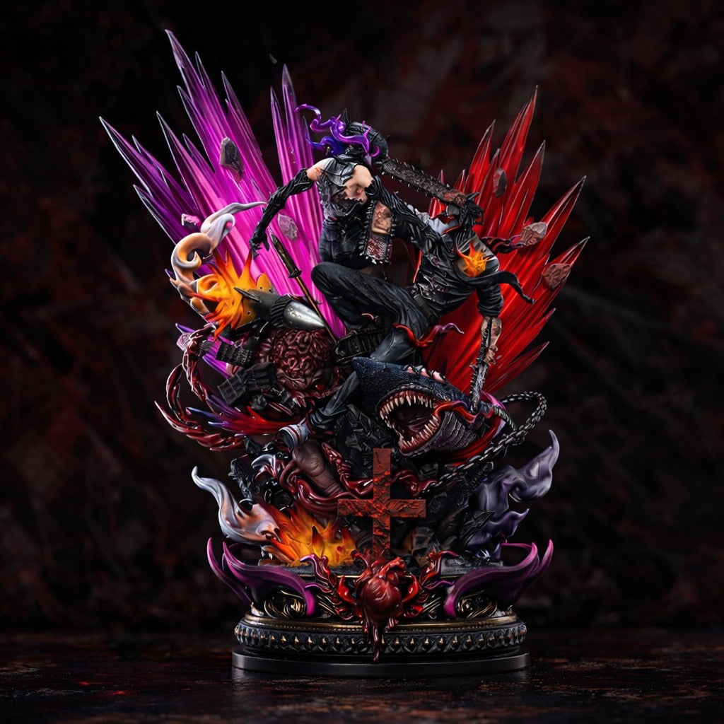 Pre Order Chainsaw Man Reze VS Denji Resin Big Feeler Studio Limited 99Pcs