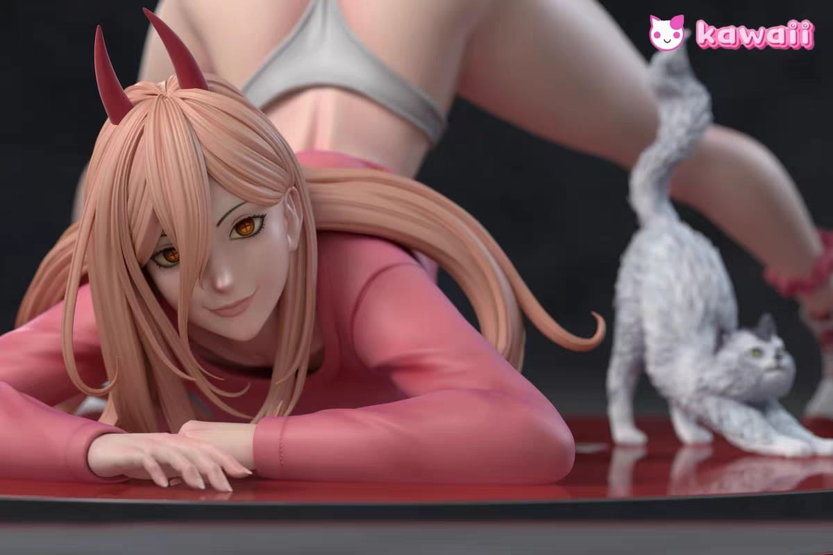 Chainsaw Man - Power & Nyako Resin Statue | Kawaii Studio Scala 1/6