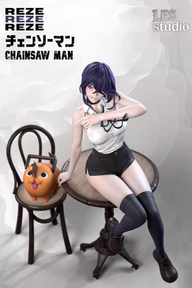 Pre-Order Chainsaw Man Reze Resin Statue - LES Studio Caffè & Bomb Girl Editions