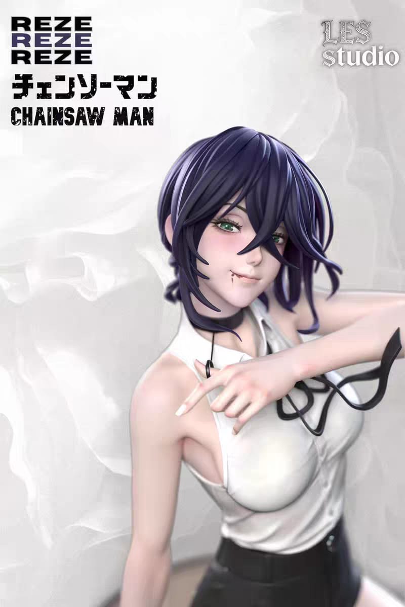 Pre-Order Chainsaw Man Reze Resin Statue - LES Studio Caffè & Bomb Girl Editions