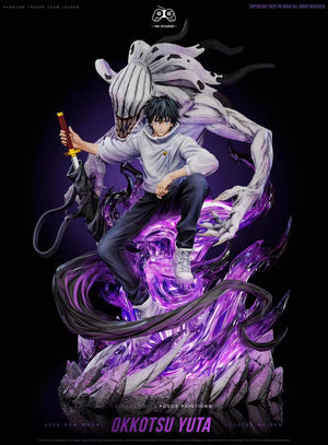 Reserva Jujutsu Kaisen - Estatua de resina de Yuta Okkotsu y Rika Orimoto | Estudio PG