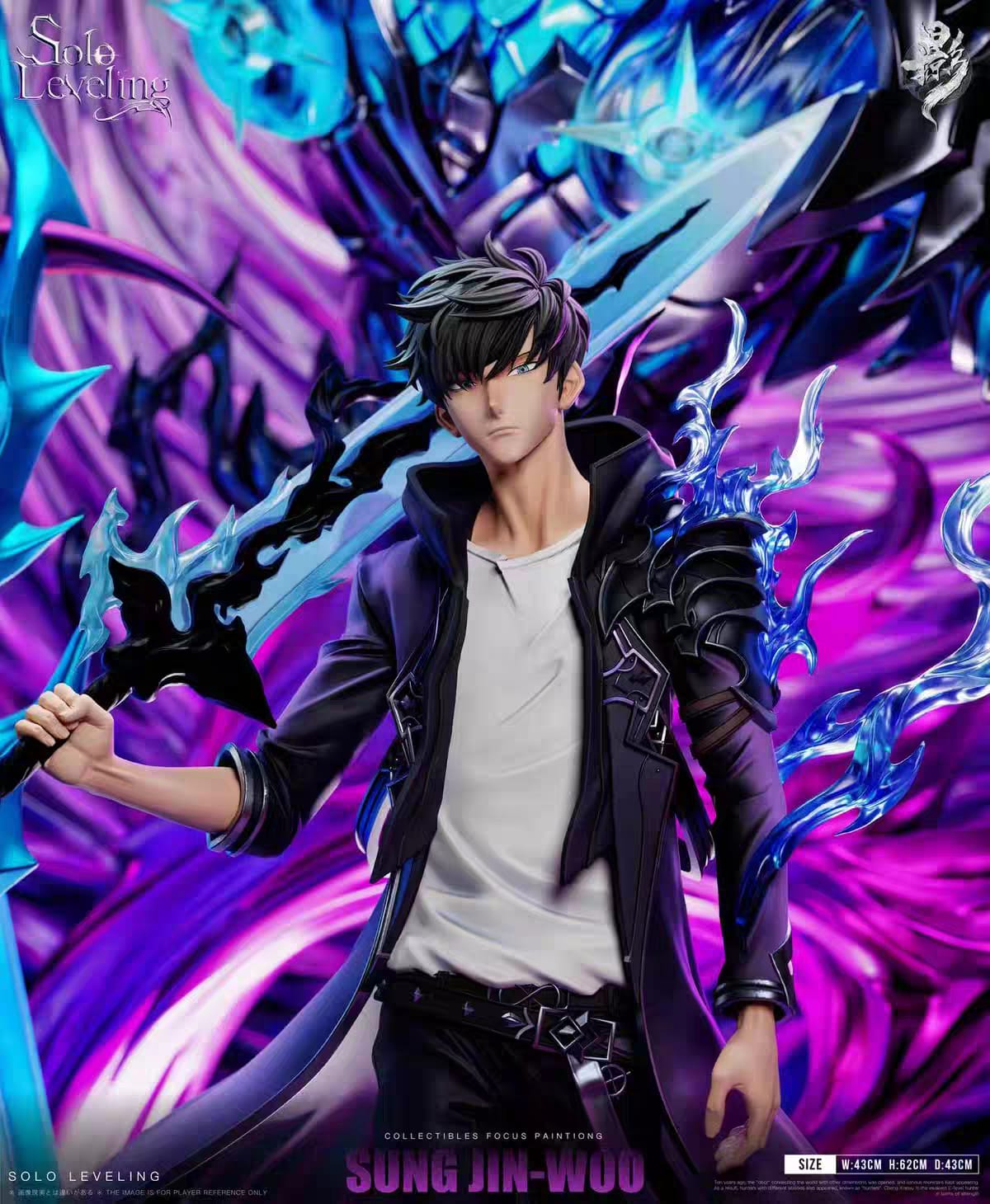 Pre Order Solo Leveling Sung Jin-Woo King of Shadows & Igris – Jingying Studio Resin Statue