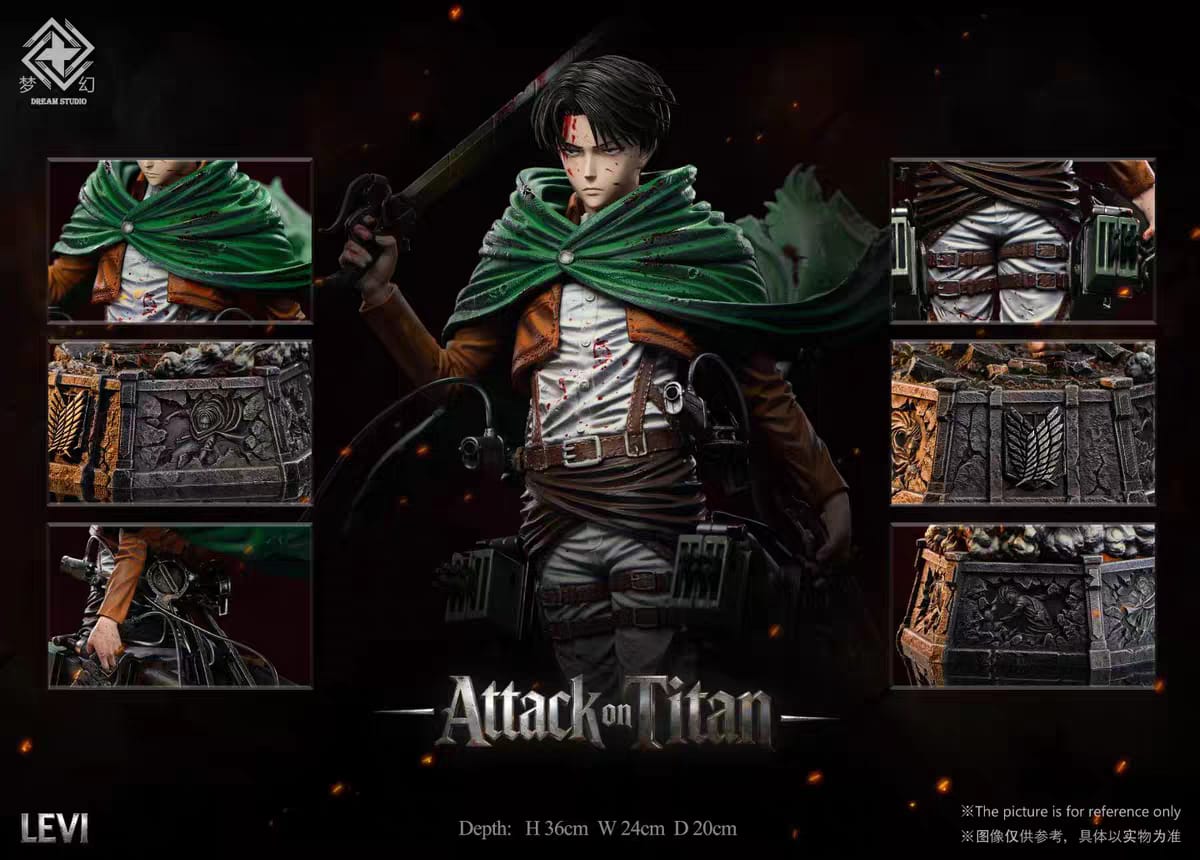 Attack on Titan Levi Ackerman – Dream Studio Resin Statue 1/6 Limited 168 pcs