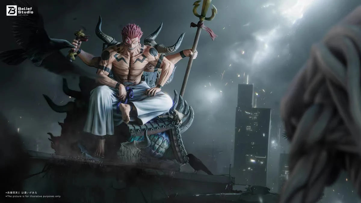 Jujutsu Kaisen Ryomen Sukuna King of Curse – Hero Belief Studio 1/6 Resina Pre-Order