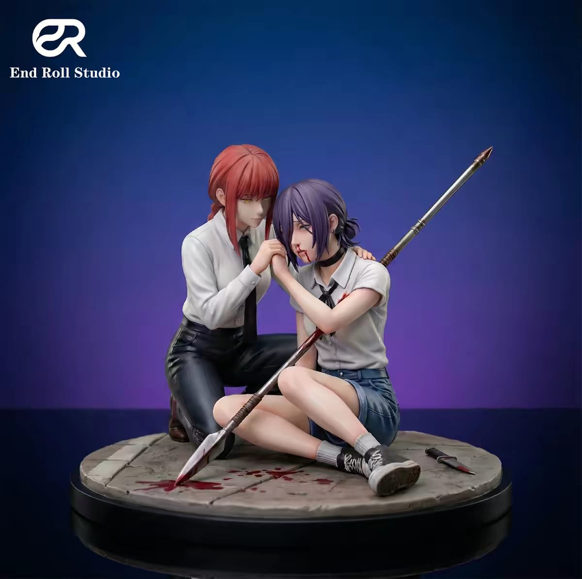 Pre Order Chainsaw Man Reze & Makima Resin Statue – End Roll Studio