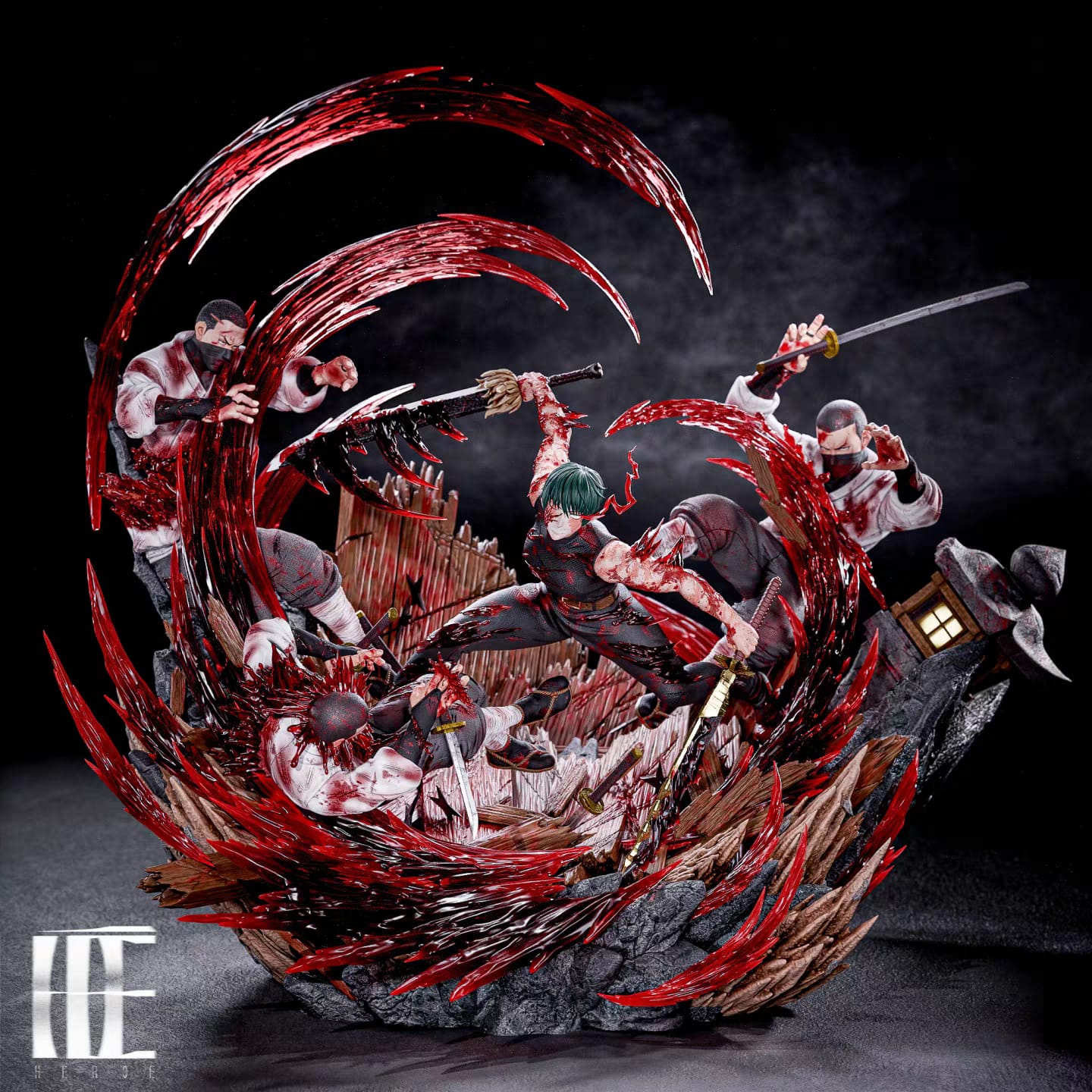 Pre Order Jujutsu Kaisen Maki Zenin Vs Zenin Clan Resin Statue – Heroe Studio