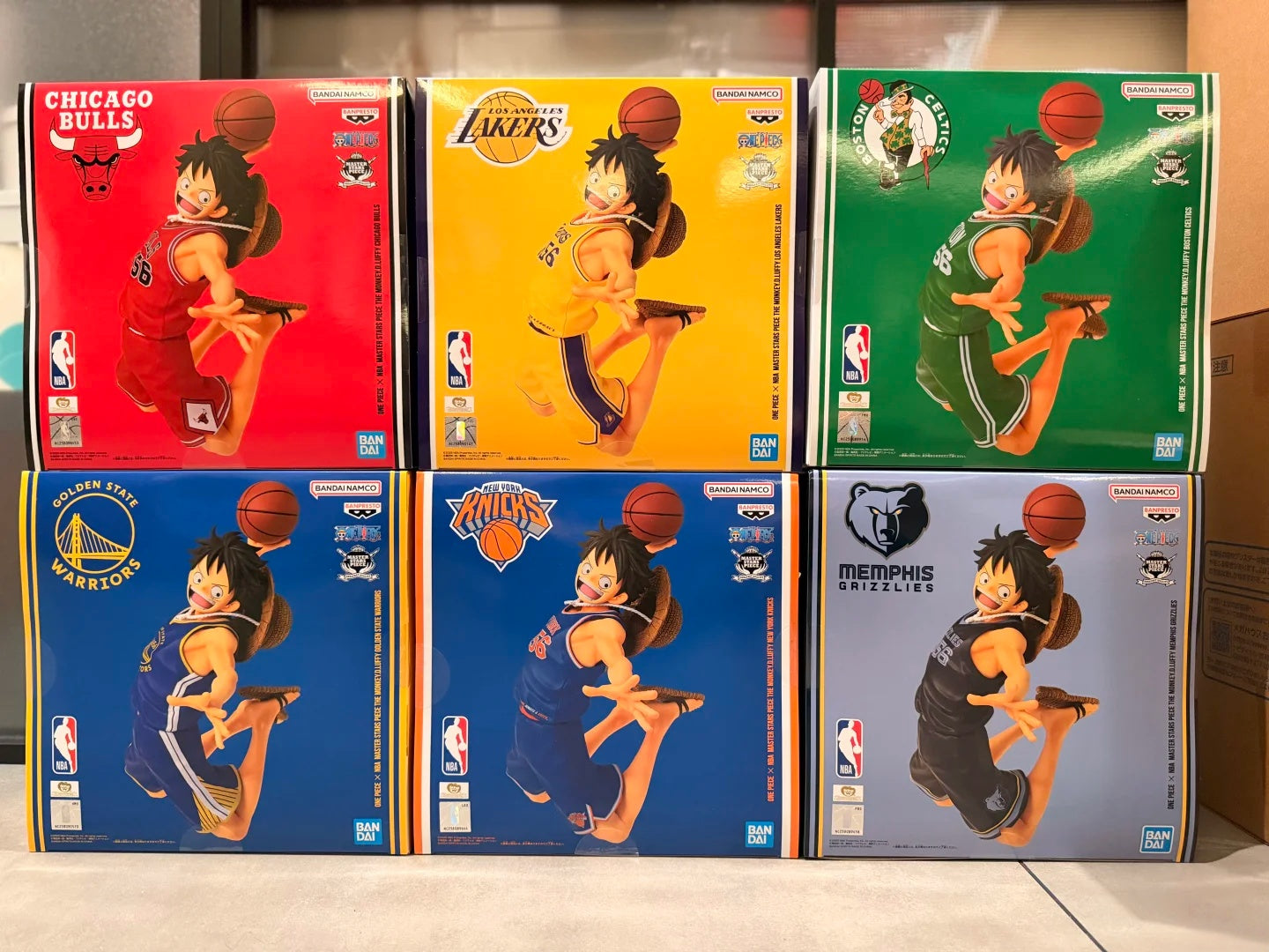 Monkey D. Luffy × NBA One Piece Figure – Bandai Banpresto Master Stars Piece