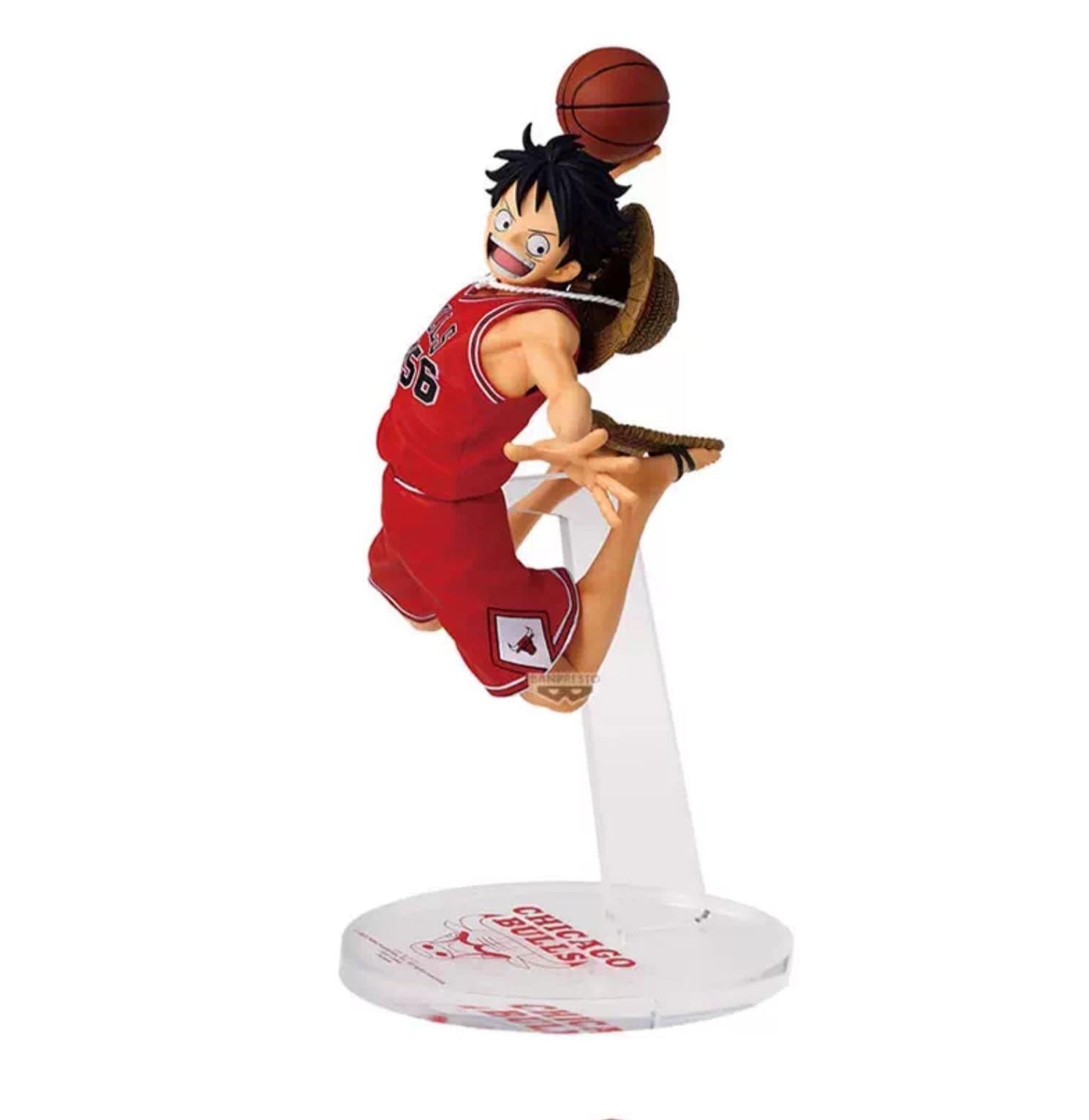 Monkey D. Luffy × NBA One Piece Figure – Bandai Banpresto Master Stars Piece
