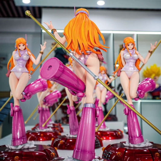 One Piece Nami Egghead Future Island XL Selection 35 cm con Base