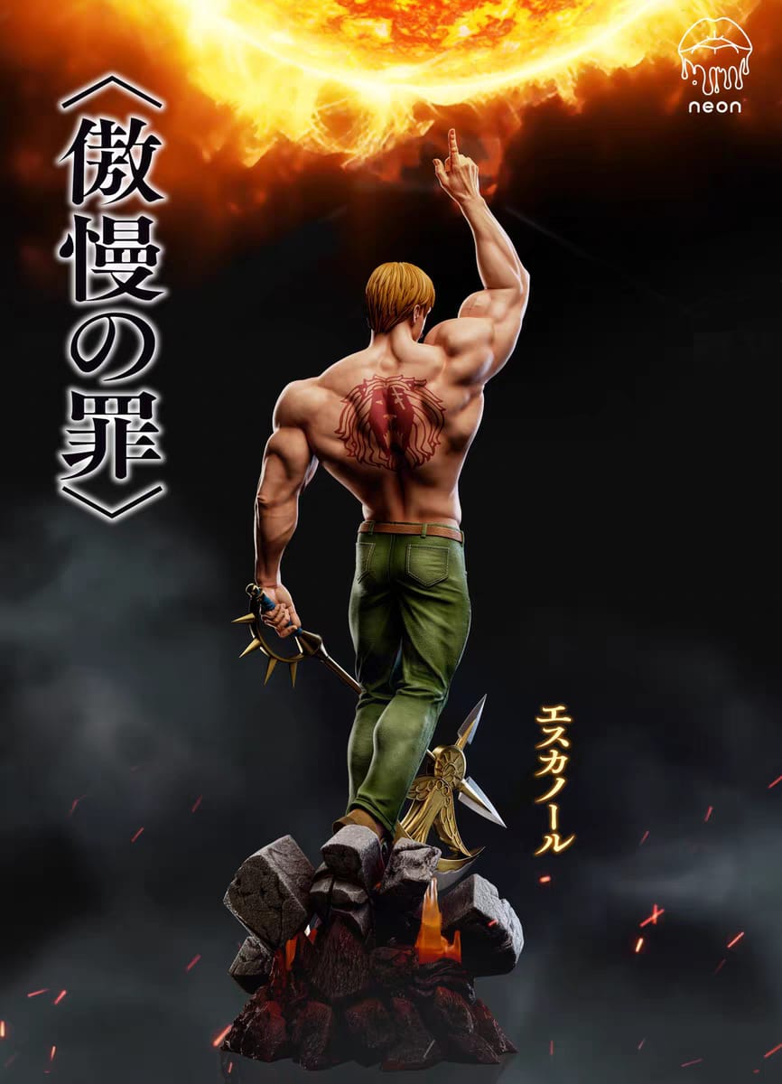 Pre Order The Seven Deadly Sins Escanor il Leone della superbia Neon Studio Resin limited