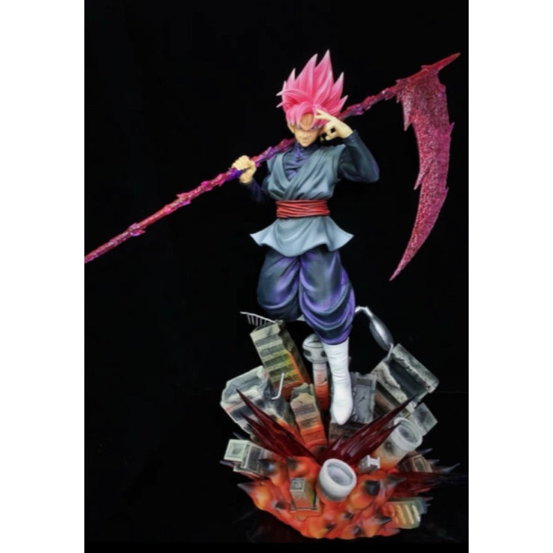 Statua Dragon Ball Super: Black Goku Super Saiyan Rosé (XL Selection) – JT Studio 34cm