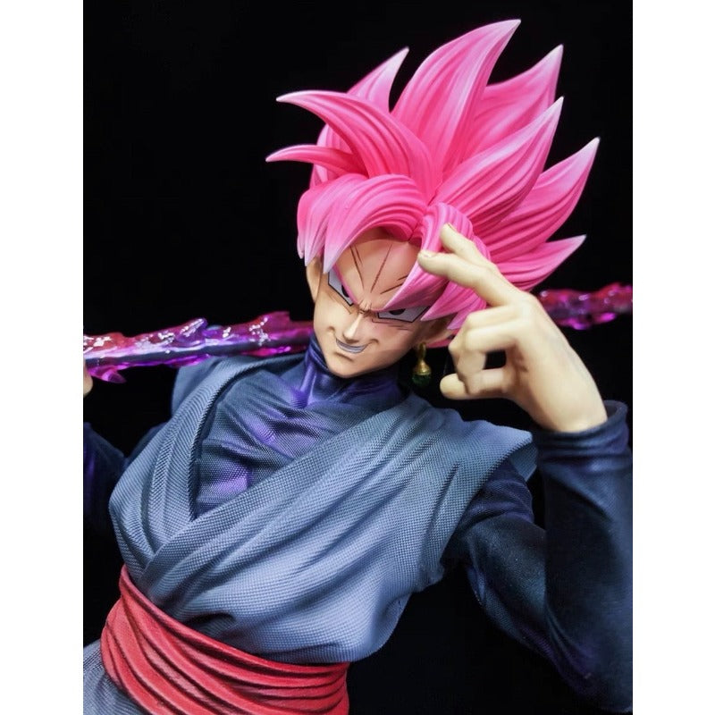 Statua Dragon Ball Super: Black Goku Super Saiyan Rosé (XL Selection) – JT Studio 34cm